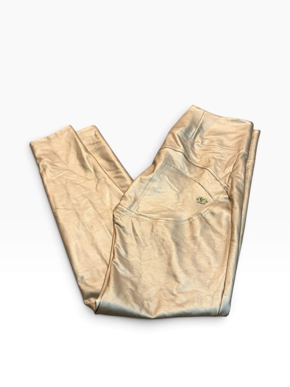 FREDDY wr.up high waisted metallic faux leather pants
